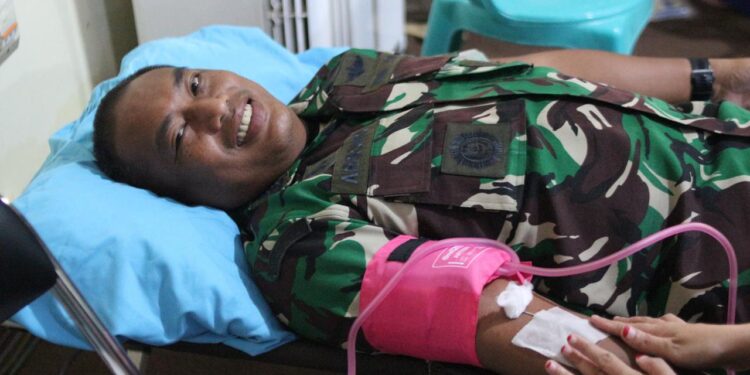 Semarakkan HUT Ke-7, SMSI Pohuwato Gelar Donor Darah