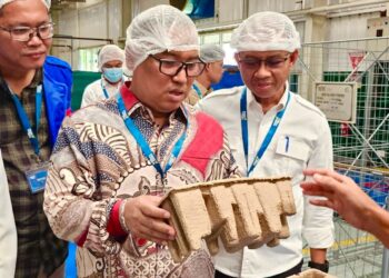 Wagub Nyanyang Kunjungi PT. Free The Sea, Tinjau Industri Daur Ulang Sampah Plastik di Batam