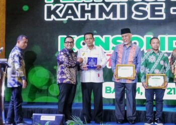 Gubernur Ansar Paparkan Konsep Permata Biru Ekonomi Gerbang Utara Indonesia di Pertemuan Korps Regional KAHMI se-Sumatera