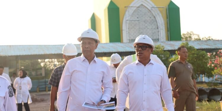 Wagub Kepri Tinjau Renovasi Masjid Raya Nur Ilahi, Tekankan Kualitas dan Kenyamanan Ibadah